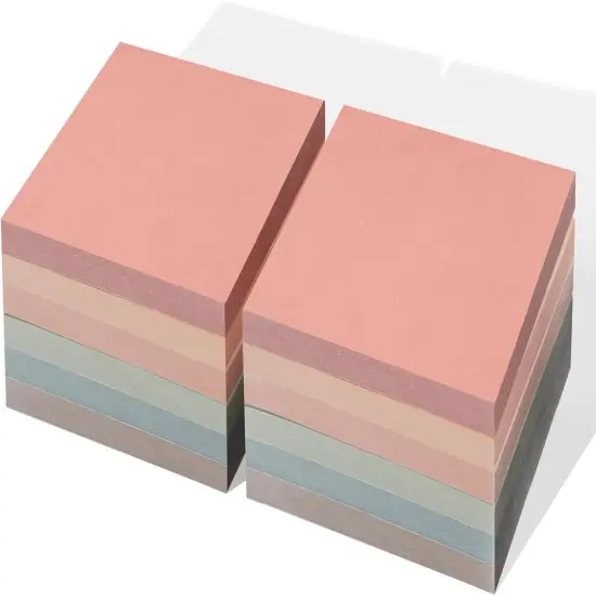 Sticky Notes 12 Pads, Pastel Colors Sticky Notes {2}