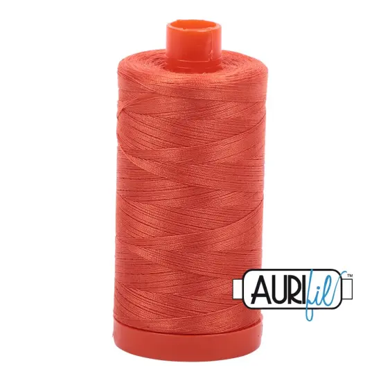 Dusty Orange (1154) | 50wt Large Spool (1300M / 1422Y) | Aurifil Thread {1}