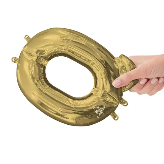 Anagram&reg; 16 Inch Letter Q White Gold Air Fill Only {2}