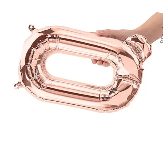 NorthStar Balloons&reg; 16 Inch Letter Q Rose Gold Air Fill Only {5}