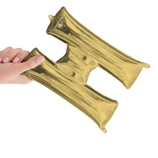 Anagram&reg; 16 Inch Letter H White Gold Air Fill Only {4}