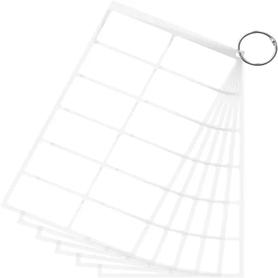 Dry Erase Labels Sticky Notes for Containers, Reusable Waterproof Removable Stickers for Organizing, Freezer, Kitchens, Classroom, Whiteboard, All Purpose Use {1}