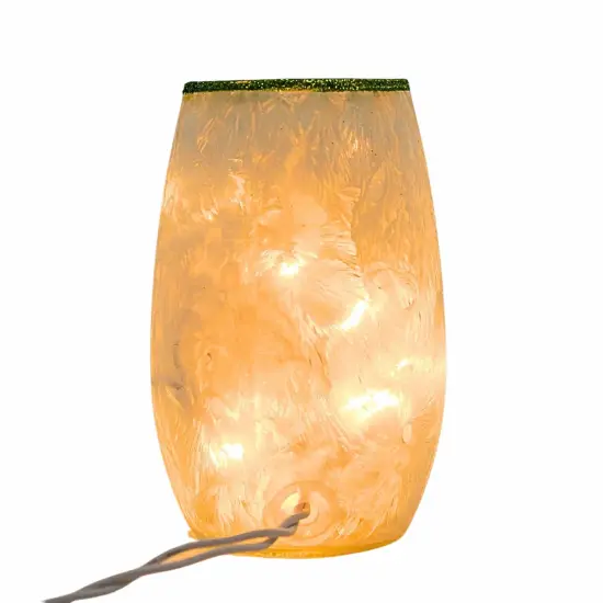 Stony Creek 5.25 In Jolly Snowman Pre-Lit Small Christmas Lighted Glass Accent , Christmas Decor Electric Frosty Winter Green ORNAMENT {2}