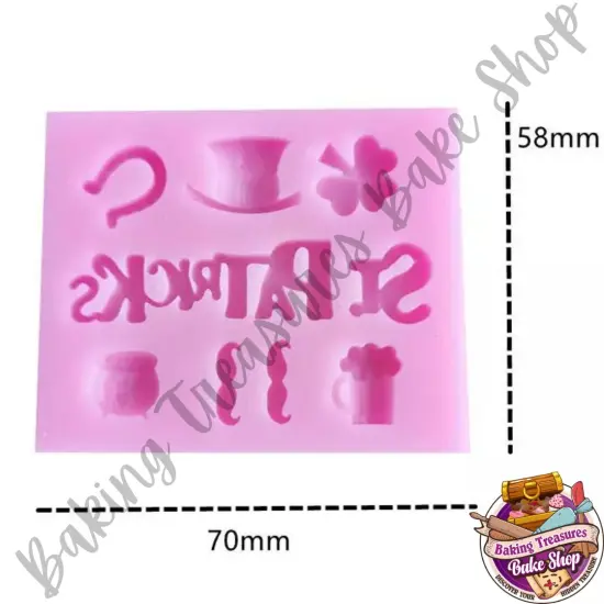 St Patrick's Day 3 Silicone mold {3}