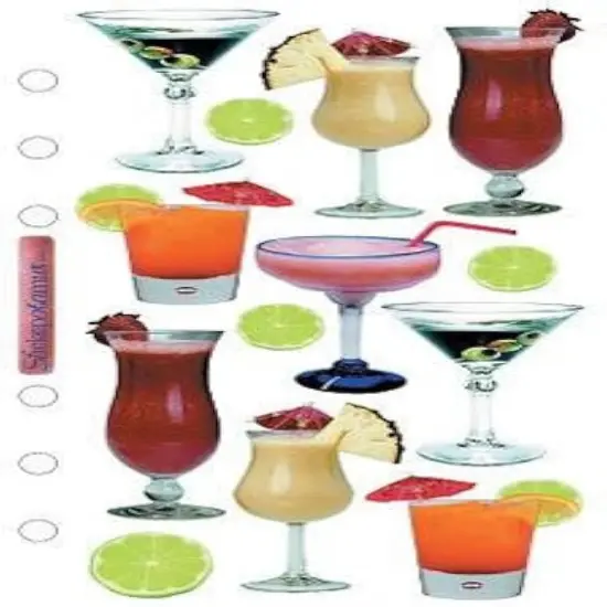 Sticko Cocktails Photo Flat Stickers {1}