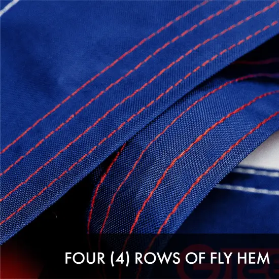 G128 3 Pack: Tennessee TN State Flag | 2x3 Ft | ToughWeave Series Embroidered 300D Polyester | Embroidered Design, Indoor/Outdoor, Brass Grommets {5}