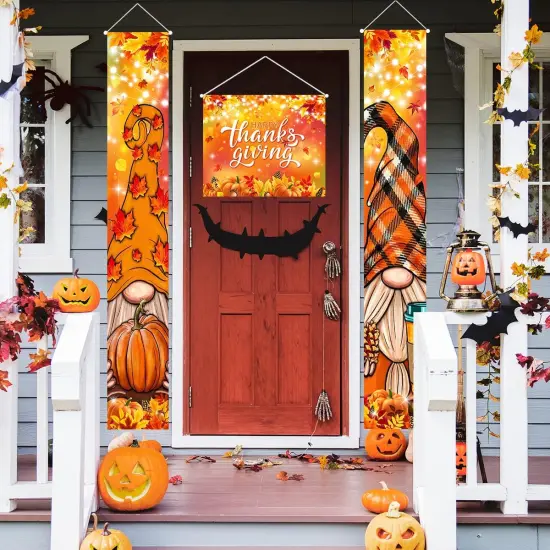 Fall Decorations - Happy Thanksgiving Fall Porch Decoration {2}