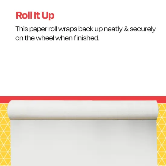 School Smart Kraft Wrapping Paper Roll, Uncoated, 50 lbs, 36 Inches x 1000 Feet, White {6}