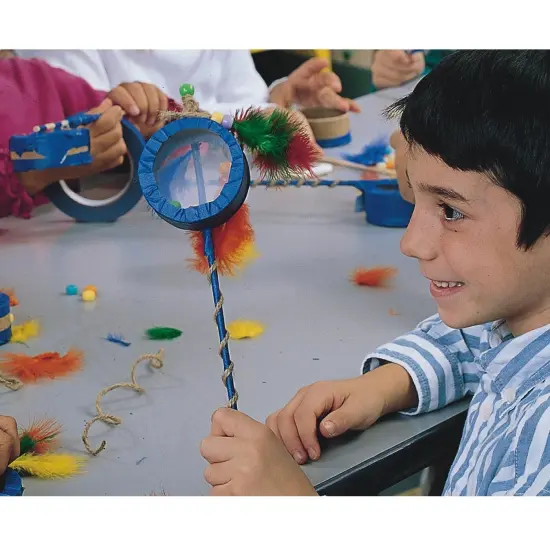 EduCraft&reg; Rhythm Drum Craft Kit (Pack of 24) {4}