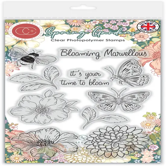 Craft Consortium Clear Stamps-Spring Gardens {1}