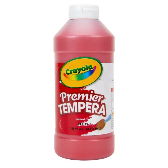 Premier Tempera Paint 16 oz, Red {1}