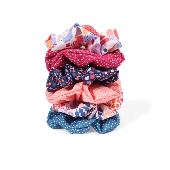 Crosscut Sewing Co.&reg; Scrunchie Sewing Project Kit for Beginners with Fabric, Instructions and Video Agnes floral {4}