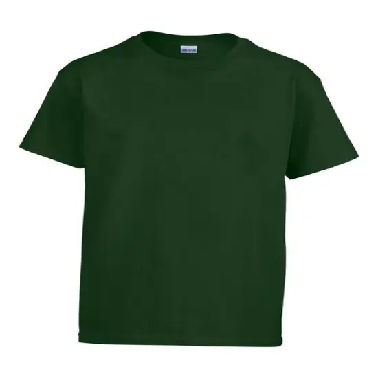 Gildan&reg; Youth Ultra Cotton Short Sleeve Crew Neck T-Shirt FOREST GREEN {1}