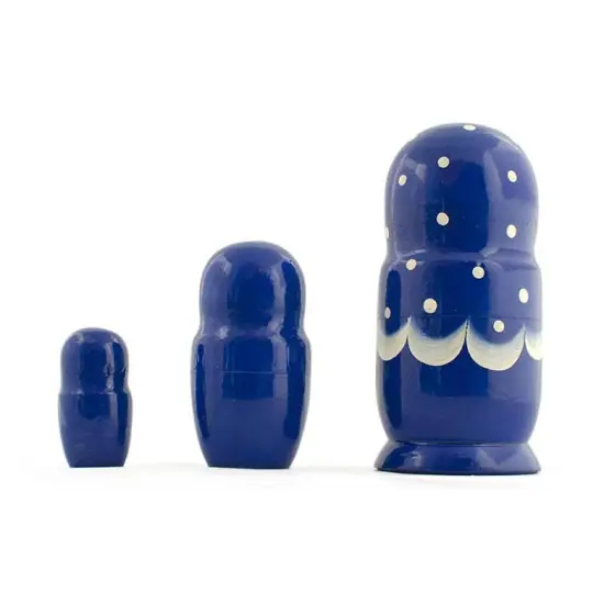 Set of 3 Daffodils Flowers Wooden Nesting Dolls 3.5 Inches {3}