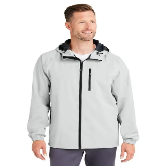 HUK&reg; Men's Rover Rain Jacket Black {3}