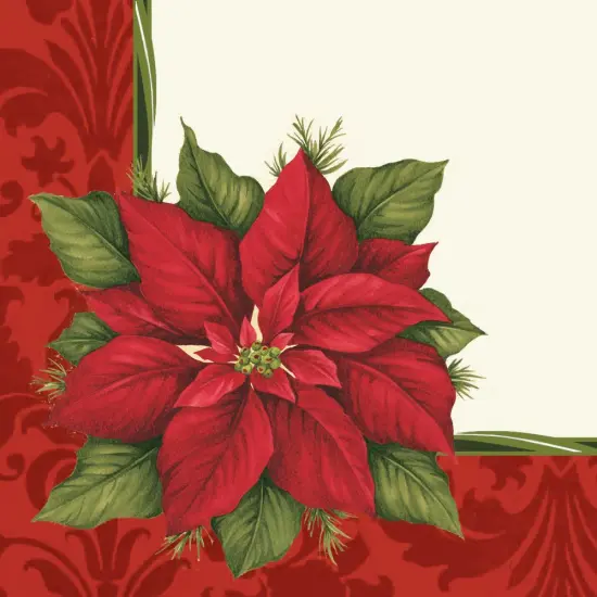 Great Papers! Holiday Stationery Letterhead, Poinsettia Damask, 8.5"x11", Printer Friendly, 80 sheets {2}