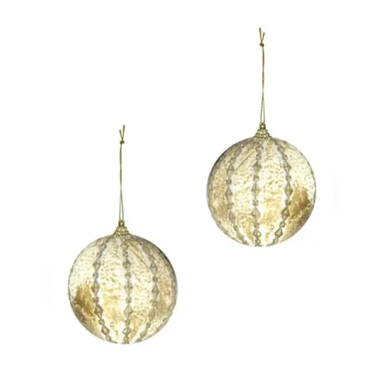 10cm Ball With Stud Accents 2 Pcs {4}