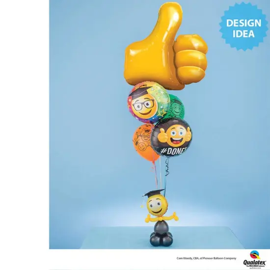 Qualatex&reg; 35 Inch Thumbs Up! Balloon {5}