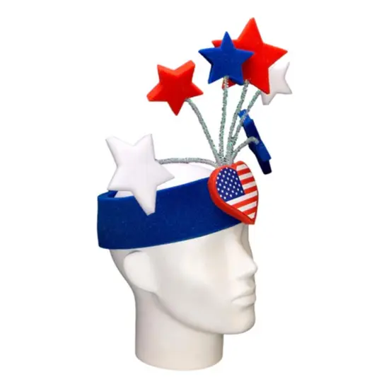 USA Stars Headband Patriotic & Festive Party Accessory {4}