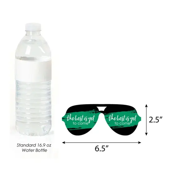 Big Dot of Happiness 2025 Green Graduation Glasses - Paper Card Stock Party Photo Booth Props Kit - 10 Count {6}