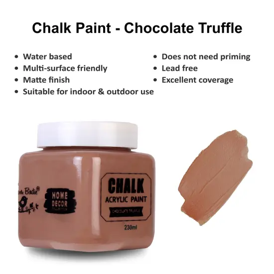 Little Birdie Home Decor Chalk Paint-Chocolate Truffle {3}