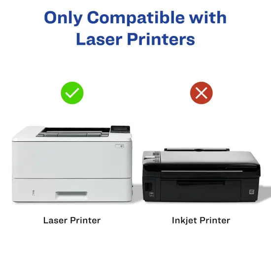 Avery Easy Peel Printable Address Labels with Sure Feed, 1" x 2-5/8", White, 750 Blank Mailing Labels for Laser Printers (5260) - 5 Pack {5}