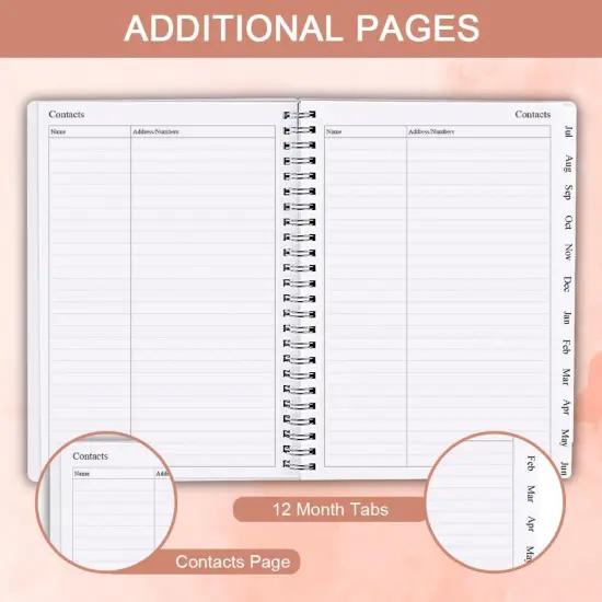 2025-2026 Planner - Weekly & Monthly - 6.25" x 8.25" - Twig {5}