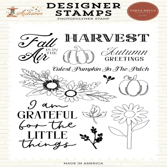 It's Autumn Stamp Set-I Am Grateful {1}