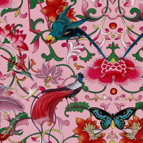 Transform Splendid Pink Peel & Stick Wallpaper {3}