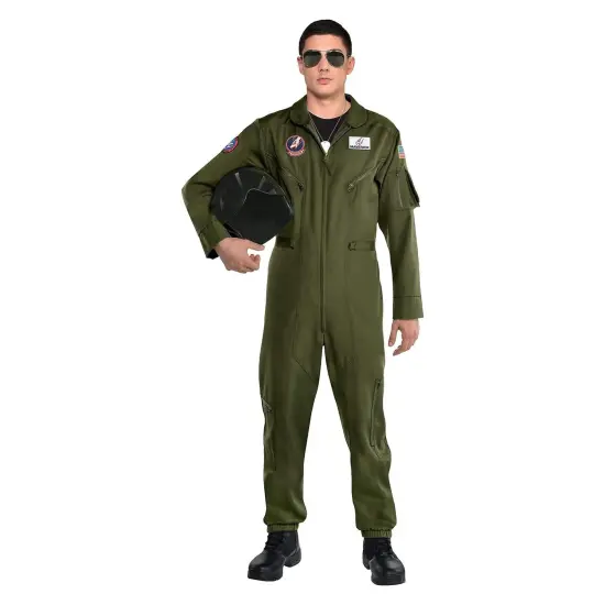 Top Gun: Maverick Flight Suit Costume Adult Mens {3}