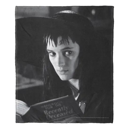 Warner Brothers Beetlejuice Silk Touch Throw Blanket One Big Dark Room {1}