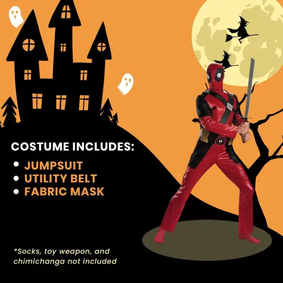 Marvel Deadpool Adult Costume Kit {5}