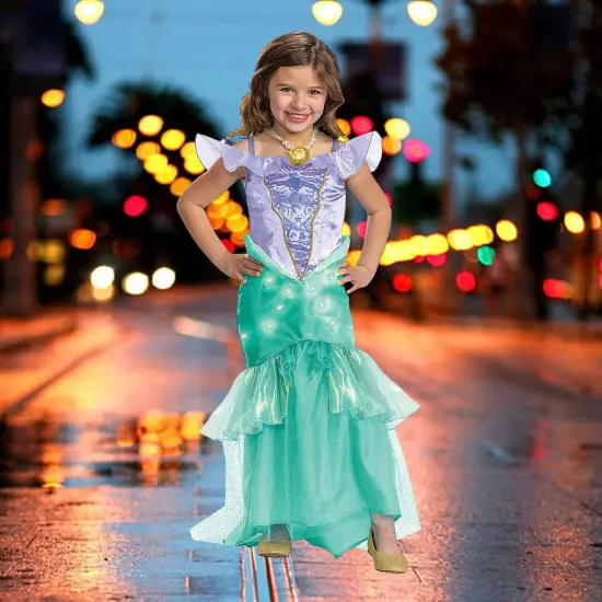 Ariel Prestige Kids Costume with Lights and Sound for Magical Mermaid Dress Up {1}