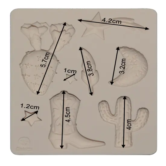 Golden Desert Collection Silicone Mould - 1 mold 3.5x4.5in {2}