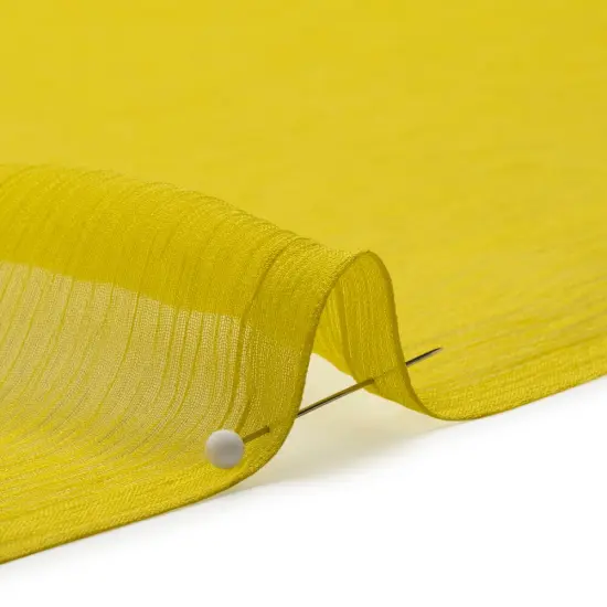 1 Yard Crinkled Silk Chiffon Warm Olive Fabric for Flowing Dresses , 43 Inches Wide {2}