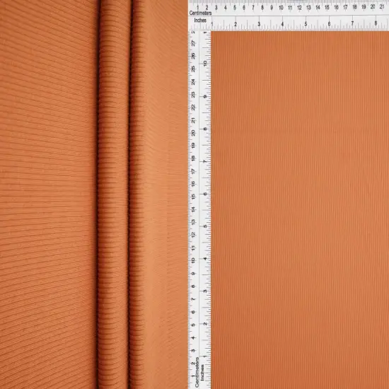 2x1 Yummy Solid Rib Knit Fabric Soft Stretch, 58/60&Prime; Wide Polyester Spandex PLUM VINTAGE {7}