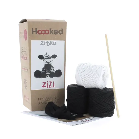DIY Crochet Kit by Hoooked Zebra Zizi - Noir PAK135 {2}