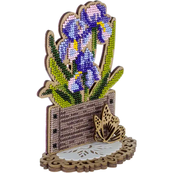 Bead embroidery kit on wood FLK-412 {3}