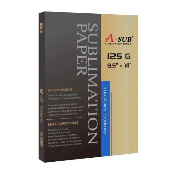 125g A-SUB Sublimation Paper in Multiple Sizes {1}
