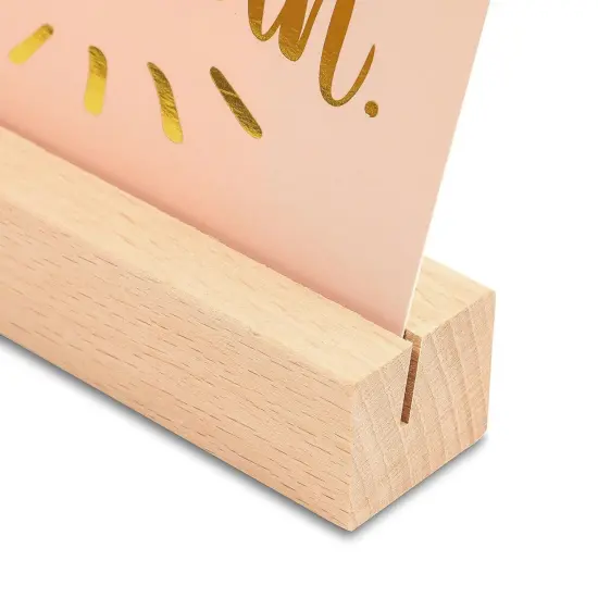 20 Pack Daily Motivational Quotes for Desk with Wooden Stand for Cubicle Decor, Inspirational Desk Supplies for Women Office, Teachers, Office Instructors (5 x 7 Inches) {5}