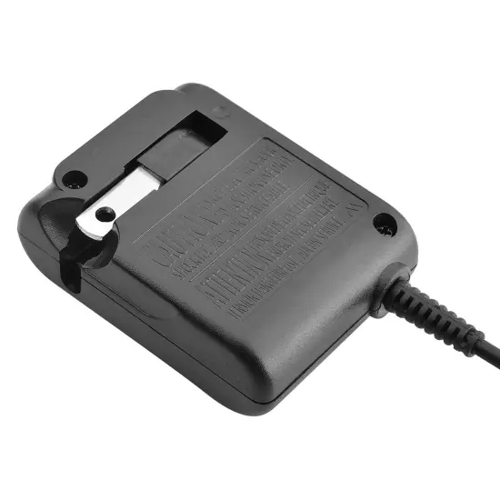 Insten Rapid Travel AC Wall Charger power adapter for NDS Nintendo DS / Game Boy Advance SP GBA SP -Output DC 5.2V 450MA Folding Blade Black {3}