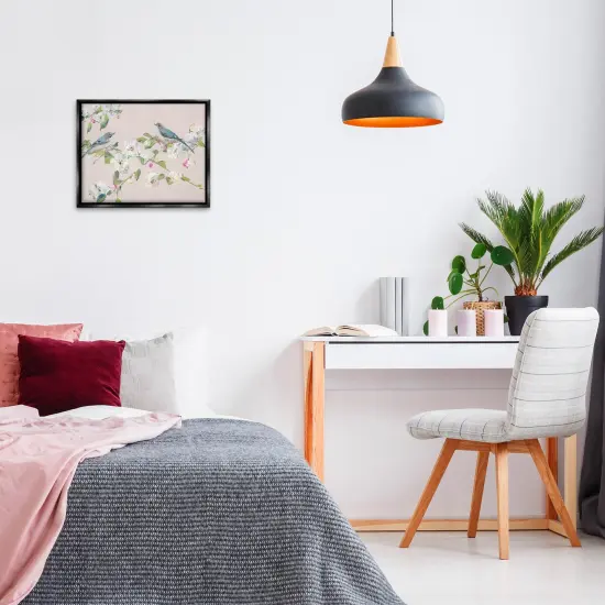 Stupell Industries Spring Apple Blossoms & Birds Floating Frame By Sally Swatland {8}