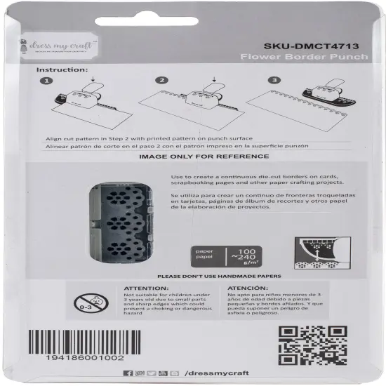 Dress My Craft Paper Punch-Flower Border Punch {4}