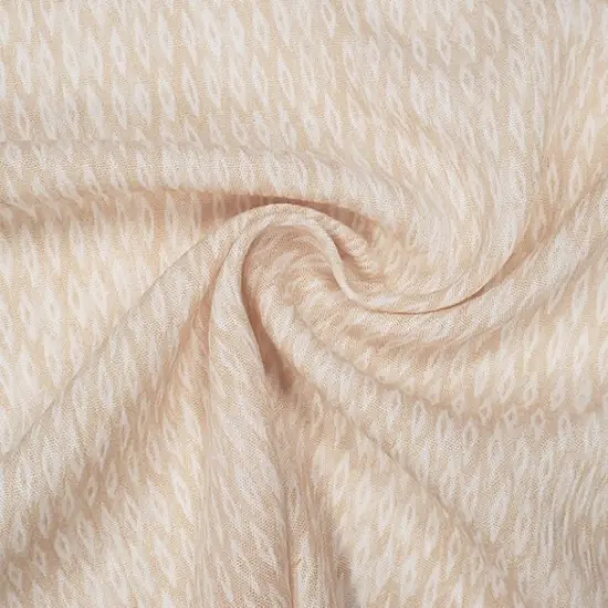 1 Yard Apricot Rayon Crinkle Crepon Fabric Textured Woven for Apparel, 50/52" Width {2}