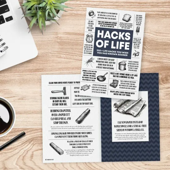 Hacks of Life: 300+ Life Hacks You Wish You Had Known Sooner Softcover Book {5}