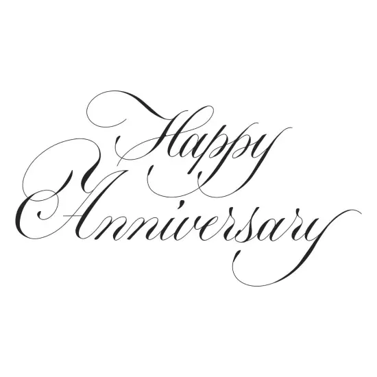 Spellbinders BetterPress Plate By Paul Antonio-Happy Anniversary {3}