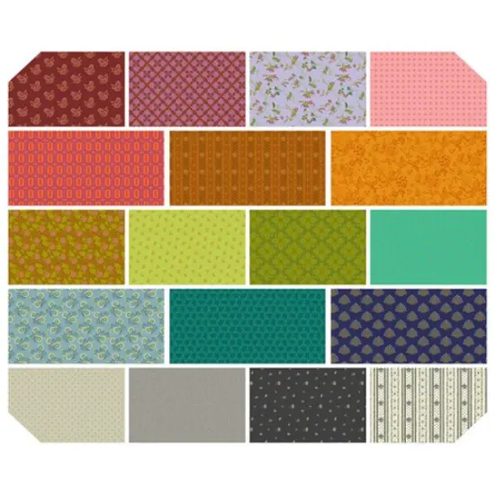 Vintage Cloth 5" Square Pack (Charm Pack) by Sew Kind of Wonderful for Free Spirit (FB6CPSK.VINTAGE) {2}