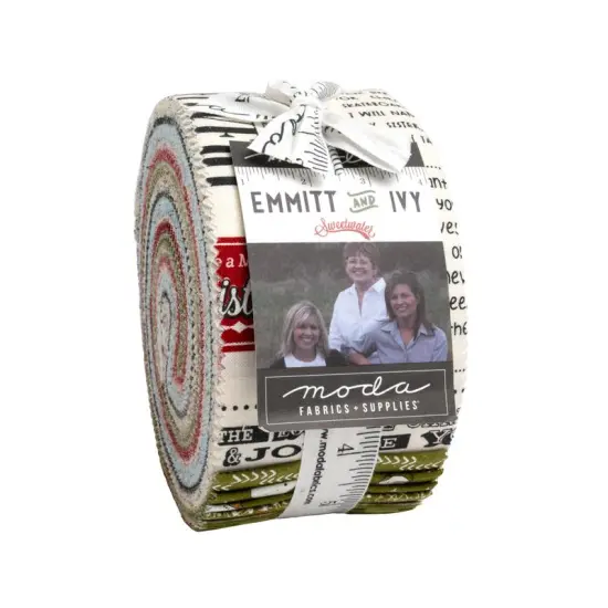 Emmitt and Ivy 2.5" Strip Roll (Jelly Roll) by Sweetwater for Moda (55690JR) {1}