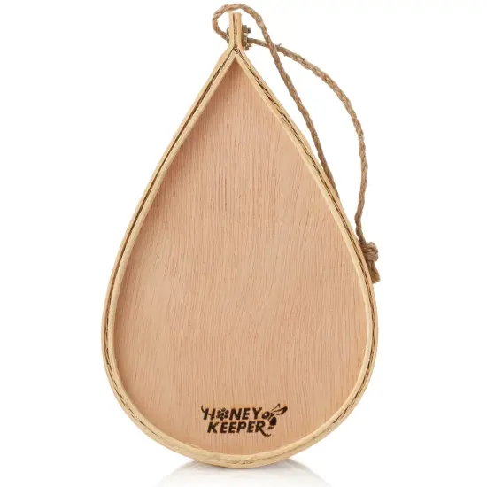 Honey Keeper Mason Bee House, Natural Bamboo Teardrop Bee Hive {3}