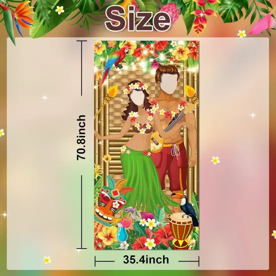 Hawaiian Photo Banner, Hawaiian Luau Photo Booth Props {5}